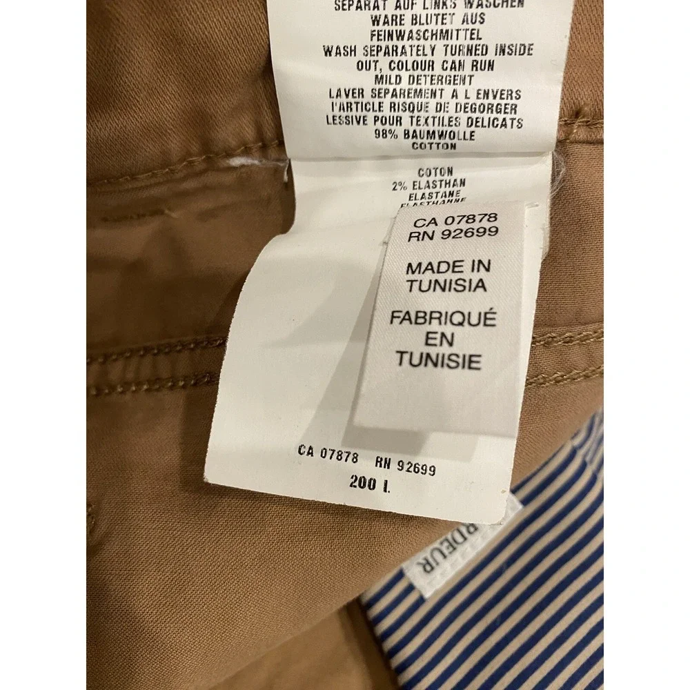 Atelier Gardeur Brown Mens Pants Chino‎ Trousers Slacks Size 33x32 1920 *Flaws*